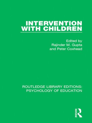 cover image of Intervention with Children